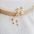 Kit 2 Pares Brinco Ouro 18k - Imagem 3