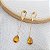 Brinco Gota Citrino em Ouro 18k - Imagem 5