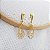 Brinco Gota Filigrana em Ouro 18k - Imagem 5