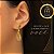 Brinco Gota Filigrana em Ouro 18k - Imagem 8