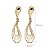 Brinco Gota Filigrana em Ouro 18k - Imagem 4
