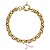 Pulseira Elo Português 7mm Ouro 18k - Imagem 4