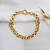 Pulseira Elo Português 7mm Ouro 18k - Imagem 7