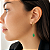 Brinco Gota Jade em Ouro 18k - Imagem 5