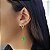 Brinco Gota Jade em Ouro 18k - Imagem 7