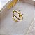 Anel Oval Vazado Ouro 18k - Imagem 6