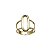 Anel Oval Vazado Ouro 18k - Imagem 2