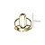Anel Oval Vazado Ouro 18k - Imagem 4
