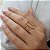 Anel Oval Vazado Ouro 18k - Imagem 1