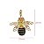 Pingente Abelha em Ouro 18k - Imagem 4