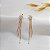Brinco Franja Ponto de Luz em Ouro 18k - Diamante Laboratório 80pts - Imagem 3