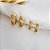 Kit 2 Pares Brinco Argola Ouro 18k - Imagem 3