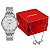 Kit Relógio Mondaine Feminino Prata 99879l0mkne2k1 - Imagem 1