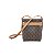 Bolsa Victor Hugo Alba Belmont Mini Coffee Cuoio - Imagem 4