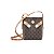 Bolsa Victor Hugo Alba Belmont Mini Coffee Cuoio - Imagem 6