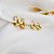 Kit 2 Pares Brinco Argola Ouro 18k - Imagem 3