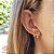 Kit 2 Pares Brinco Argola Ouro 18k - Imagem 1