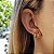 Kit 2 Pares Brinco Argola Ouro 18k - Imagem 4