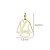 Pingente Kimono em Ouro 18k - Imagem 4