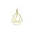 Pingente Kimono em Ouro 18k - Imagem 2