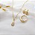 Conjunto 3 peças - Brinco, Gargantilha e Anel Ouro 18k - Imagem 2