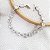 Pulseira Baguetes Prata 925 Zircônias - Imagem 5
