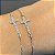 Pulseira Cruz em Prata 925 Zircônias - Imagem 5