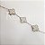 Pulseira Trevo Quatro Folhas em Prata 925 e Zircônias - Imagem 5