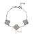 Pulseira Trevo Quatro Folhas em Prata 925 e Zircônias - Imagem 3