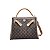 Bolsa Victor Hugo Milano Belmont Coffee Cuoio - Imagem 6