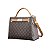 Bolsa Victor Hugo Milano Belmont Coffee Cuoio - Imagem 5
