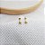 Brinco Infantil Bolinha 3mm em Ouro 10k - Imagem 4