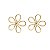 Brinco Flor em Ouro 18k - Imagem 5