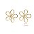 Brinco Flor em Ouro 18k - Imagem 3