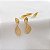 Brinco Folha Filigrana em Ouro 18k - Imagem 1