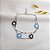 Pulseira Dupla Olho Grego em Prata 925 - Imagem 3