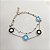 Pulseira Dupla Olho Grego em Prata 925 - Imagem 5