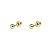 Brinco Infantil Bolinha 2mm em Ouro 10k - Imagem 5