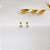 Brinco Infantil Ponto de Luz 4mm em Ouro 10k - Imagem 6