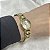 Relógio Feminino Facetado Cristais Dourado Mondaine 33000lpmvdm1 - Imagem 4