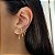 Brinco Franja em Ouro 18k e Diamante - Imagem 6