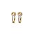 Brinco Duo em Ouro 18k - Imagem 2