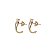 Brinco Duo em Ouro 18k - Imagem 7