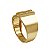 Anel Fosco em Ouro 18k e Diamante - Imagem 2