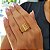 Anel Fosco em Ouro 18k e Diamante - Imagem 6