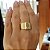 Anel Fosco em Ouro 18k e Diamante - Imagem 1