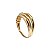 Anel Bold 3 Aros em Ouro 18k - Imagem 9