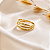 Anel Bold 3 Aros em Ouro 18k - Imagem 2