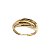 Anel Bold 3 Aros em Ouro 18k - Imagem 2