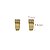 Brinco Fosco em Ouro 18k e Diamante - Imagem 4